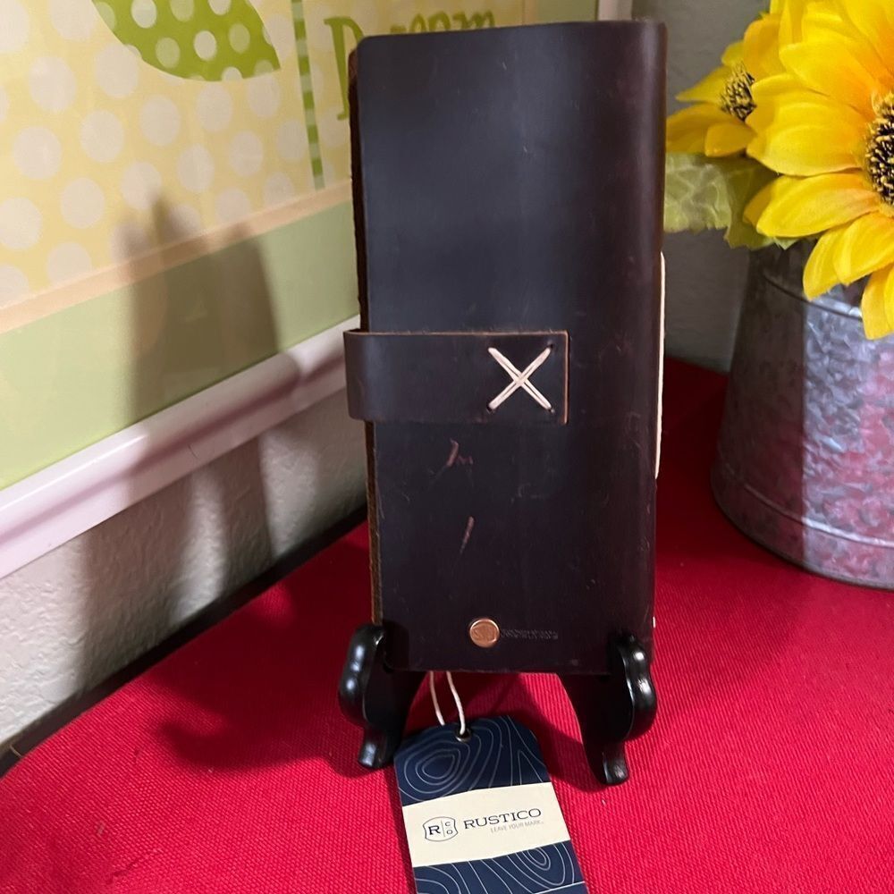 NWT Wine Log, Leather Bound #YC - Picture 6 of 7